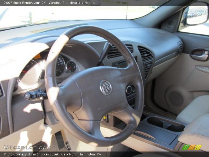 Cardinal Red Metallic / Neutral 2007 Buick Rendezvous CX