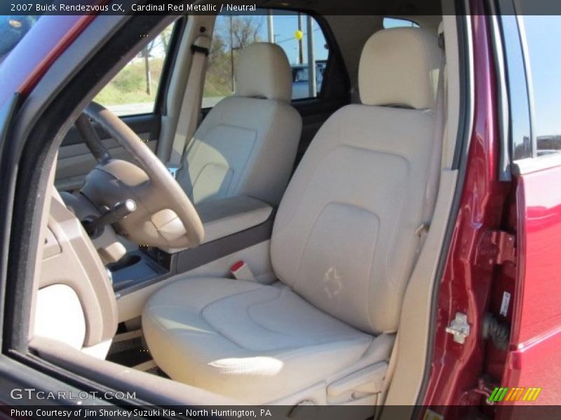 Cardinal Red Metallic / Neutral 2007 Buick Rendezvous CX