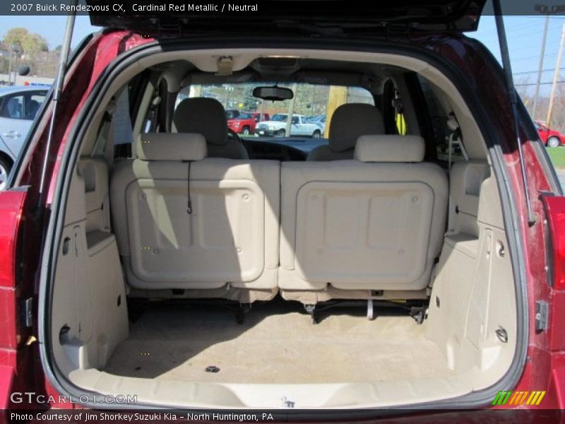 Cardinal Red Metallic / Neutral 2007 Buick Rendezvous CX