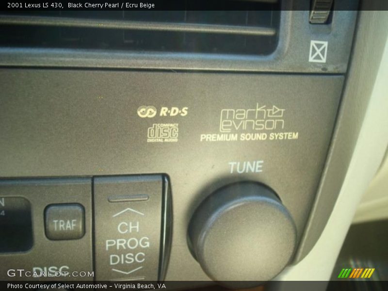 Black Cherry Pearl / Ecru Beige 2001 Lexus LS 430
