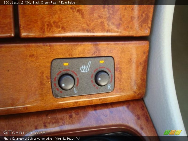 Black Cherry Pearl / Ecru Beige 2001 Lexus LS 430