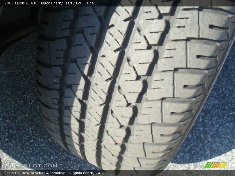 Black Cherry Pearl / Ecru Beige 2001 Lexus LS 430
