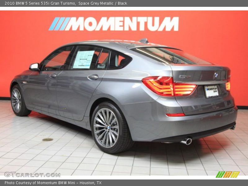 Space Grey Metallic / Black 2010 BMW 5 Series 535i Gran Turismo
