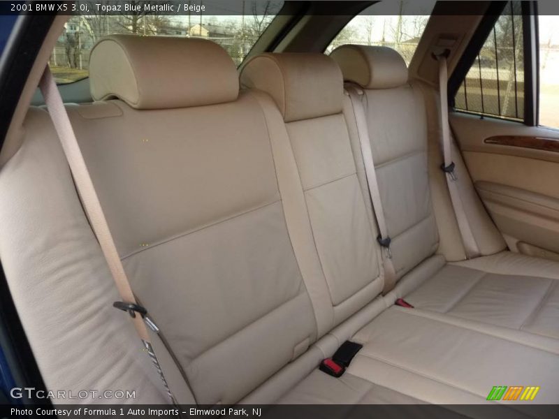 Topaz Blue Metallic / Beige 2001 BMW X5 3.0i