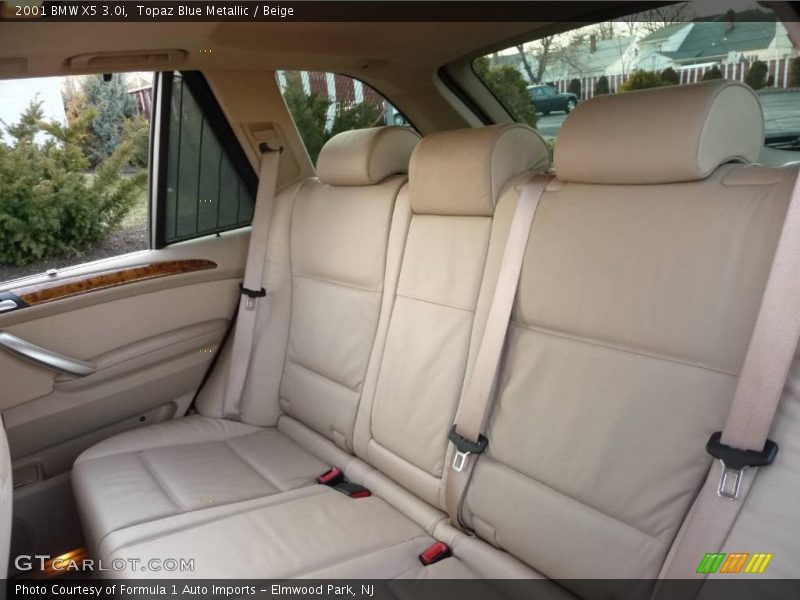 Topaz Blue Metallic / Beige 2001 BMW X5 3.0i