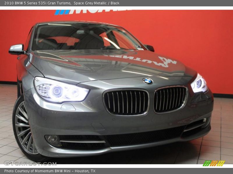 Space Grey Metallic / Black 2010 BMW 5 Series 535i Gran Turismo
