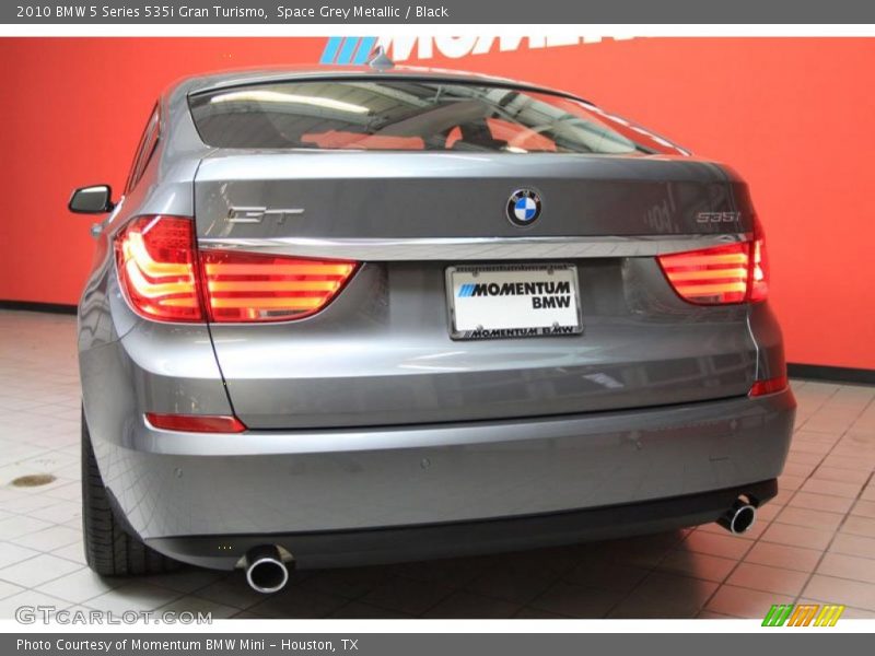 Space Grey Metallic / Black 2010 BMW 5 Series 535i Gran Turismo
