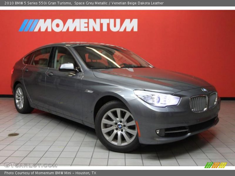 Space Grey Metallic / Venetian Beige Dakota Leather 2010 BMW 5 Series 550i Gran Turismo