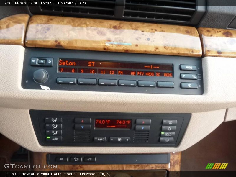 Topaz Blue Metallic / Beige 2001 BMW X5 3.0i