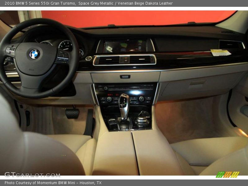 Space Grey Metallic / Venetian Beige Dakota Leather 2010 BMW 5 Series 550i Gran Turismo