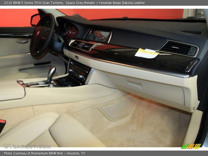 Space Grey Metallic / Venetian Beige Dakota Leather 2010 BMW 5 Series 550i Gran Turismo
