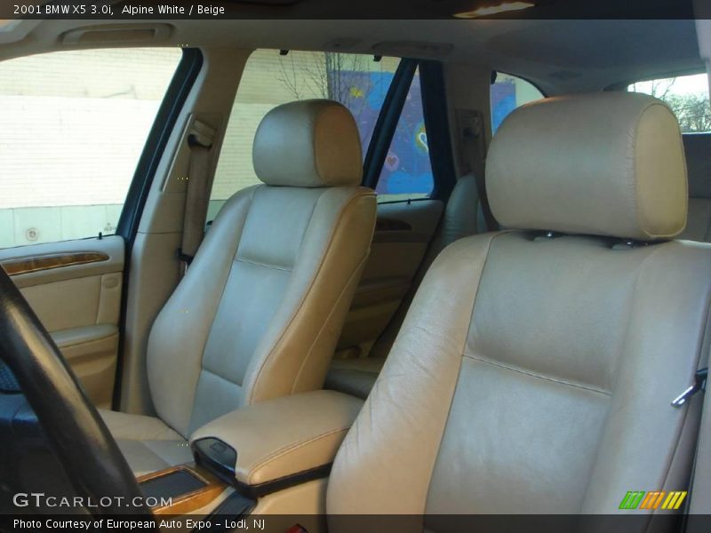 Alpine White / Beige 2001 BMW X5 3.0i