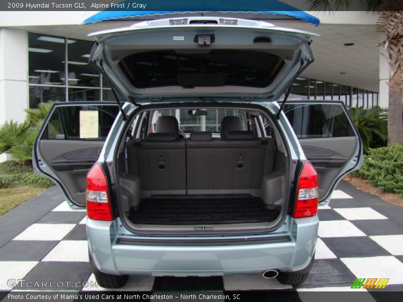 Alpine Frost / Gray 2009 Hyundai Tucson GLS