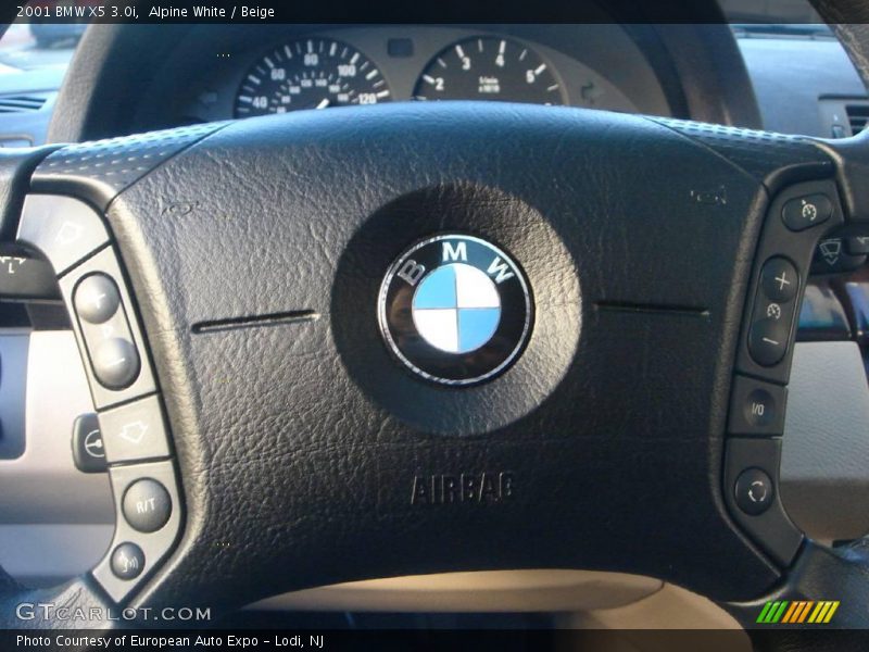 Alpine White / Beige 2001 BMW X5 3.0i