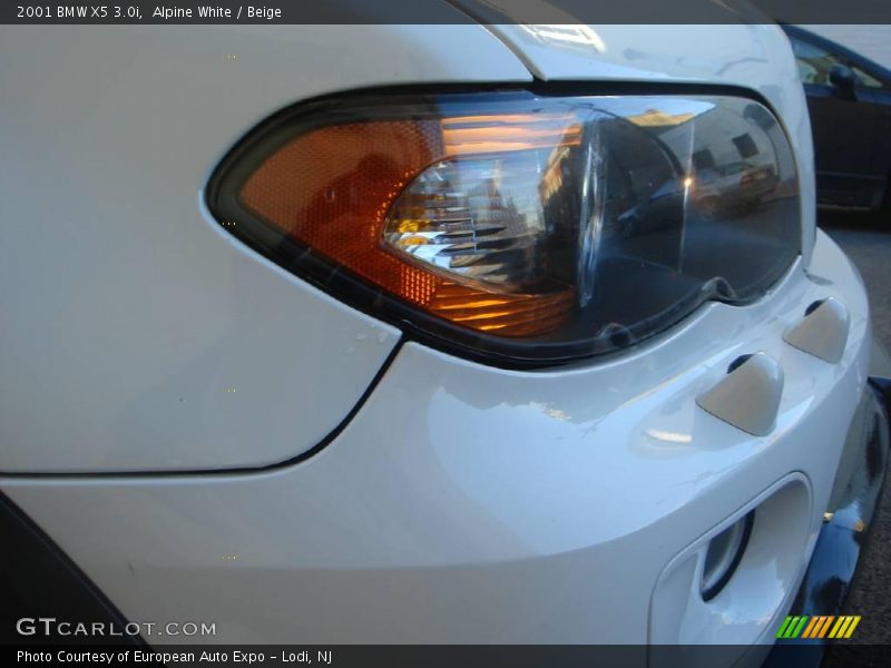 Alpine White / Beige 2001 BMW X5 3.0i