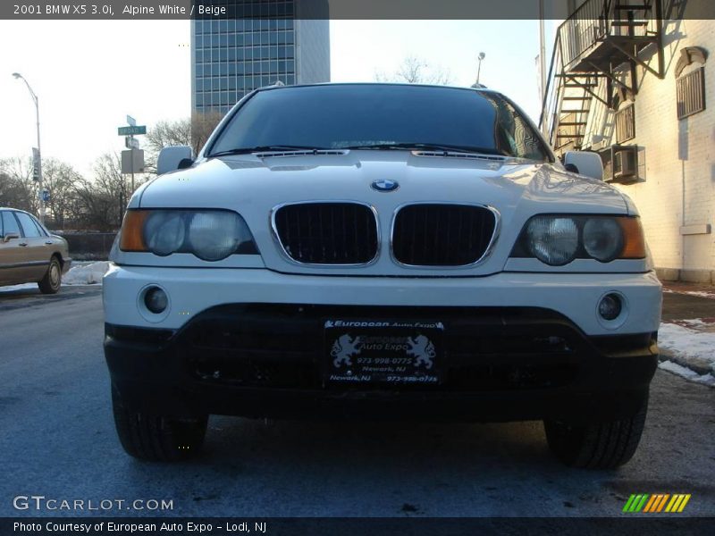 Alpine White / Beige 2001 BMW X5 3.0i