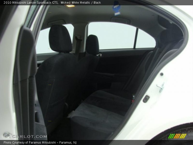 Wicked White Metallic / Black 2010 Mitsubishi Lancer Sportback GTS