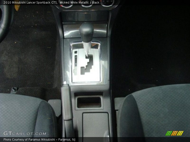 Wicked White Metallic / Black 2010 Mitsubishi Lancer Sportback GTS