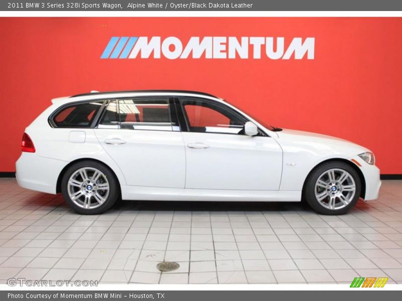 Alpine White / Oyster/Black Dakota Leather 2011 BMW 3 Series 328i Sports Wagon