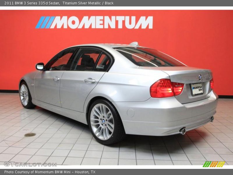 Titanium Silver Metallic / Black 2011 BMW 3 Series 335d Sedan