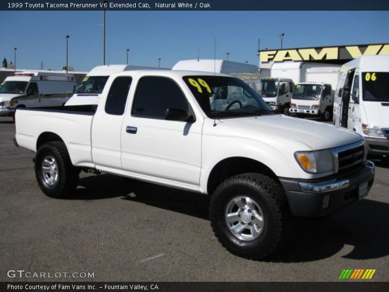 Natural White / Oak 1999 Toyota Tacoma Prerunner V6 Extended Cab