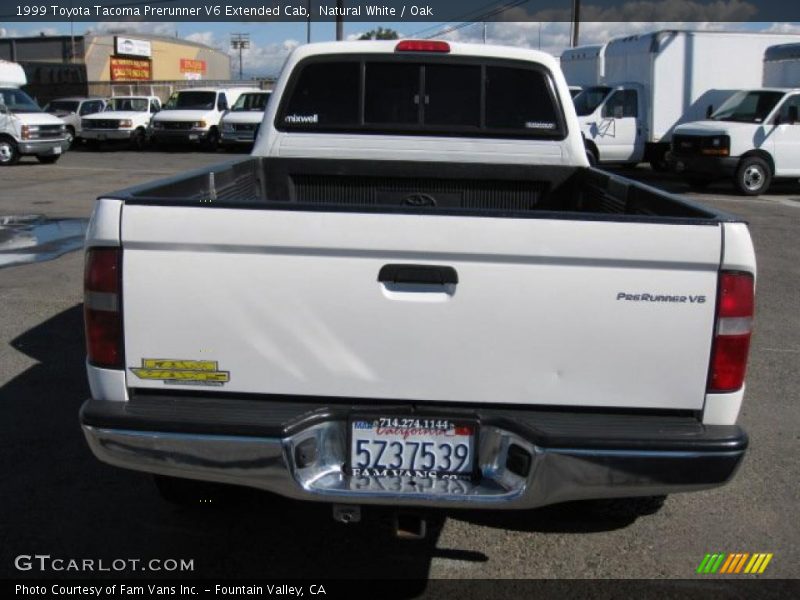 Natural White / Oak 1999 Toyota Tacoma Prerunner V6 Extended Cab