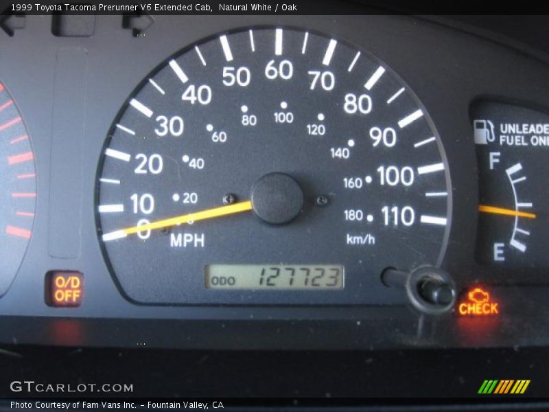 Natural White / Oak 1999 Toyota Tacoma Prerunner V6 Extended Cab