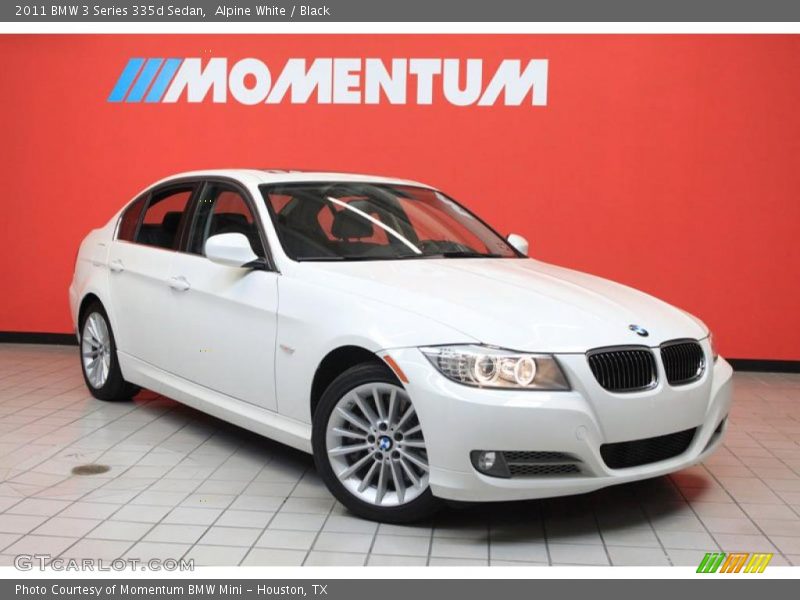 Alpine White / Black 2011 BMW 3 Series 335d Sedan