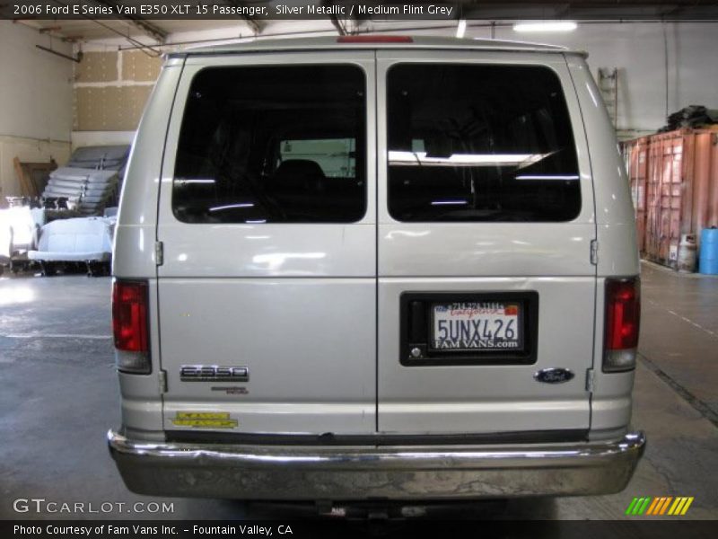 Silver Metallic / Medium Flint Grey 2006 Ford E Series Van E350 XLT 15 Passenger