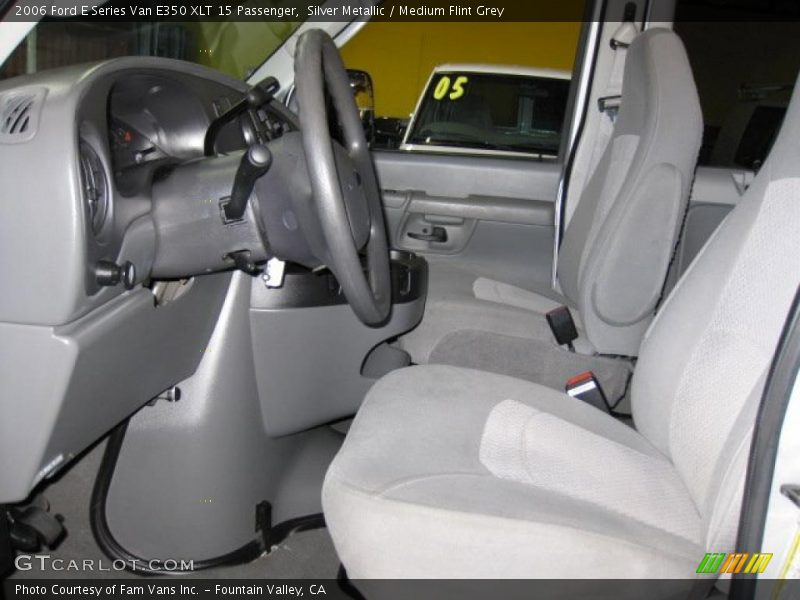 Silver Metallic / Medium Flint Grey 2006 Ford E Series Van E350 XLT 15 Passenger