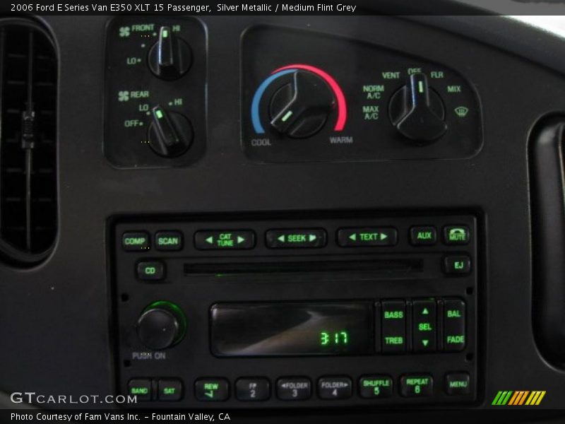 Silver Metallic / Medium Flint Grey 2006 Ford E Series Van E350 XLT 15 Passenger