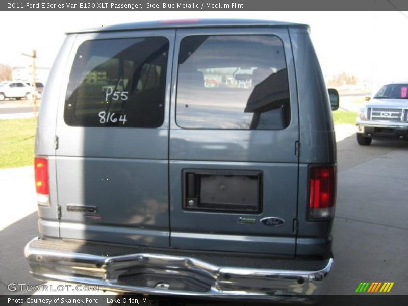 Steel Blue Metallic / Medium Flint 2011 Ford E Series Van E150 XLT Passenger