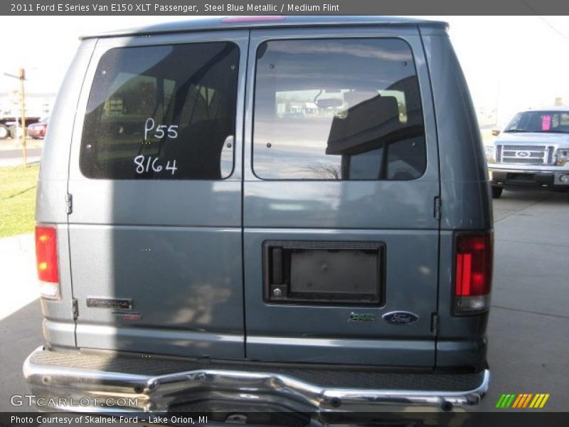 Steel Blue Metallic / Medium Flint 2011 Ford E Series Van E150 XLT Passenger