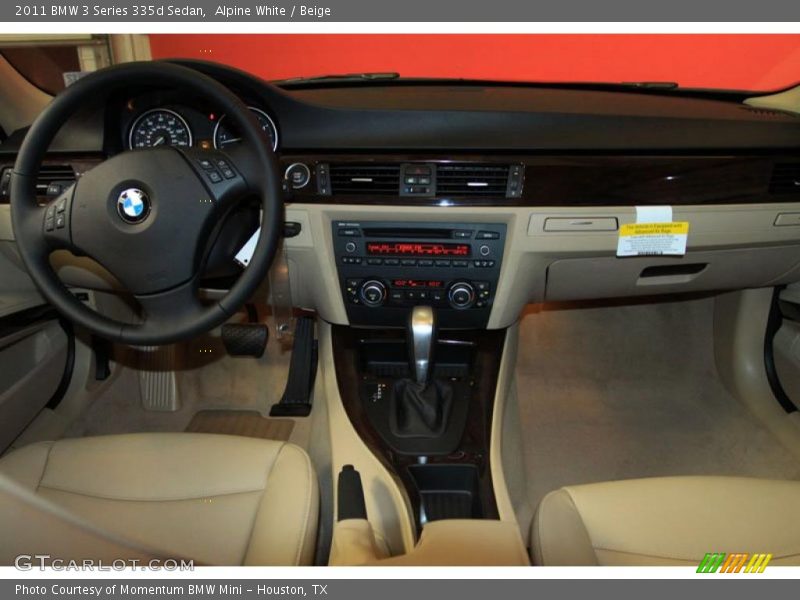 Alpine White / Beige 2011 BMW 3 Series 335d Sedan