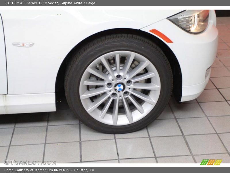 Alpine White / Beige 2011 BMW 3 Series 335d Sedan