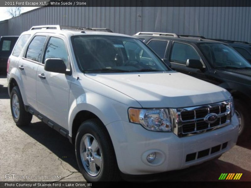White Suede / Stone 2011 Ford Escape XLT