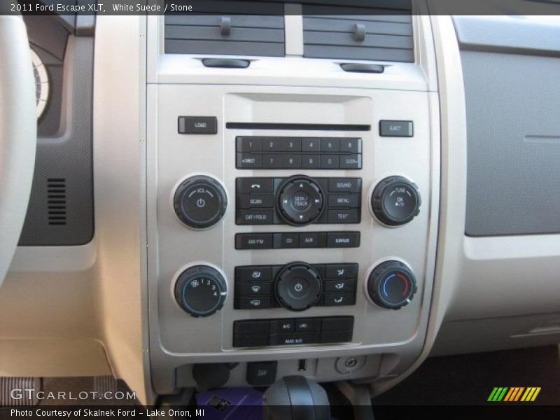 White Suede / Stone 2011 Ford Escape XLT
