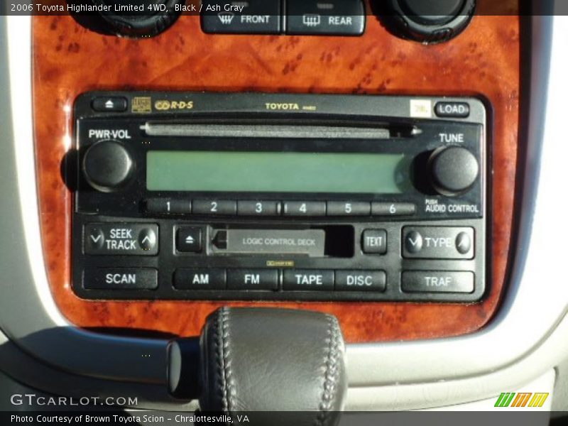 Black / Ash Gray 2006 Toyota Highlander Limited 4WD