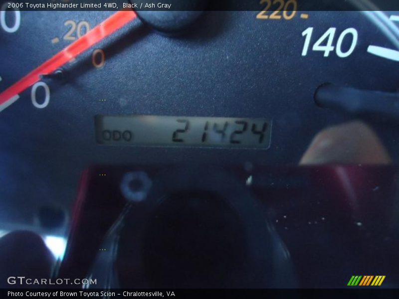 Black / Ash Gray 2006 Toyota Highlander Limited 4WD