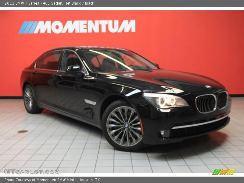 Jet Black / Black 2011 BMW 7 Series 740Li Sedan