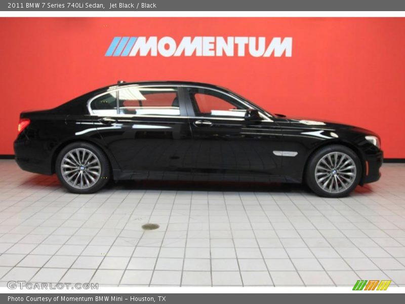 Jet Black / Black 2011 BMW 7 Series 740Li Sedan
