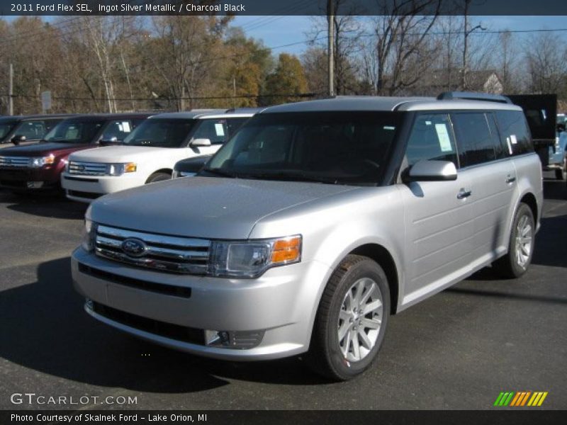 Ingot Silver Metallic / Charcoal Black 2011 Ford Flex SEL