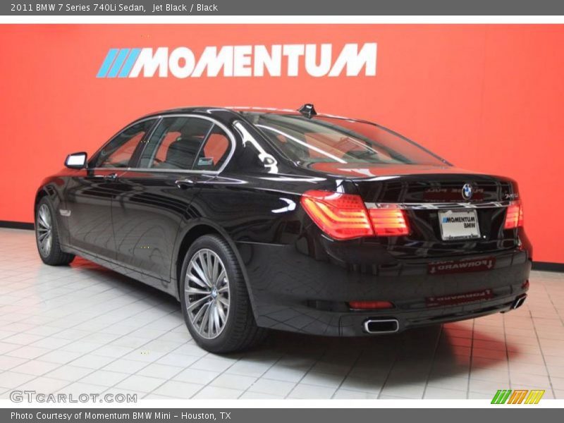 Jet Black / Black 2011 BMW 7 Series 740Li Sedan