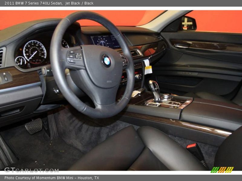 Jet Black / Black 2011 BMW 7 Series 740Li Sedan