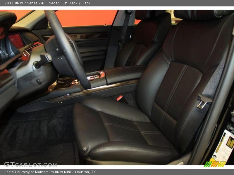 Jet Black / Black 2011 BMW 7 Series 740Li Sedan