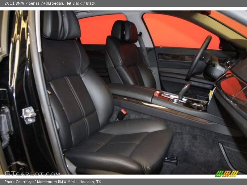Jet Black / Black 2011 BMW 7 Series 740Li Sedan