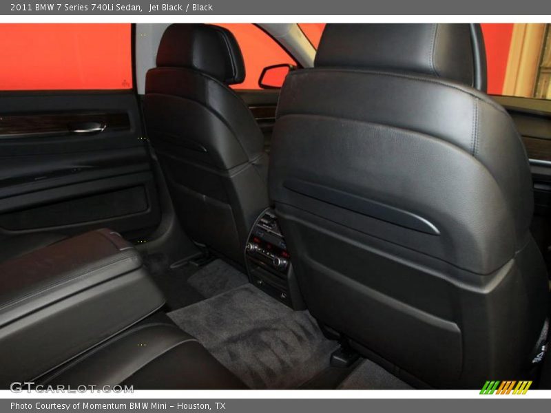 Jet Black / Black 2011 BMW 7 Series 740Li Sedan