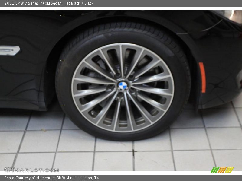 Jet Black / Black 2011 BMW 7 Series 740Li Sedan