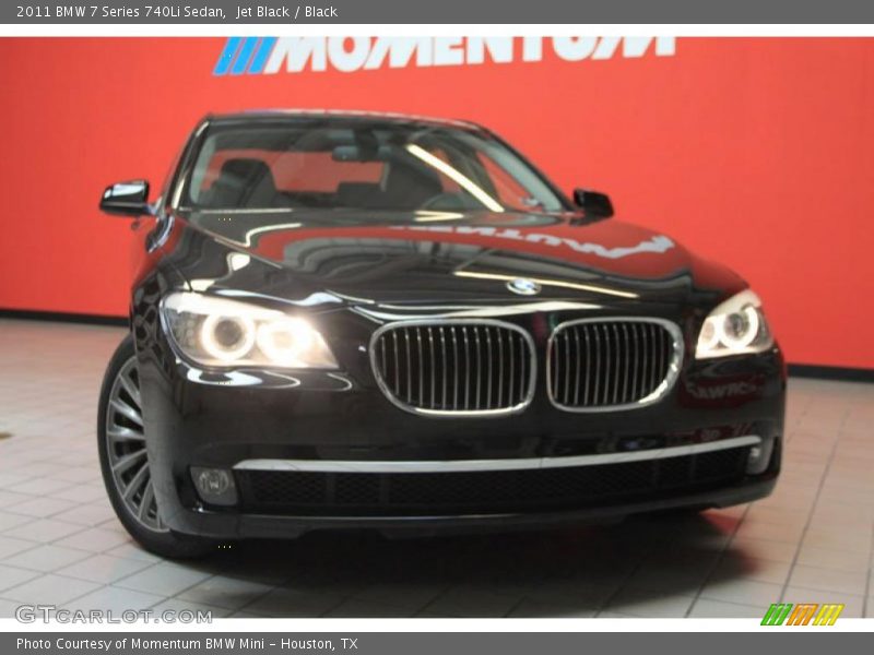 Jet Black / Black 2011 BMW 7 Series 740Li Sedan