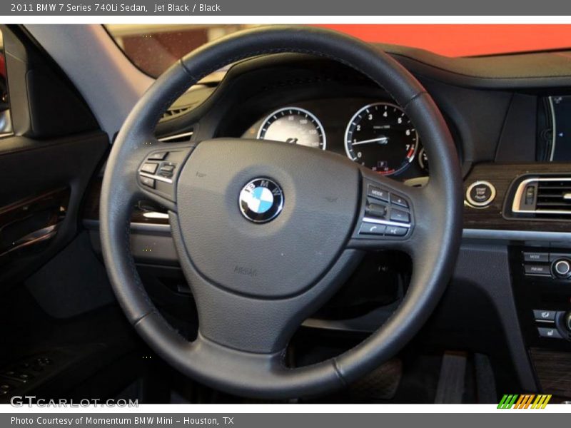 Jet Black / Black 2011 BMW 7 Series 740Li Sedan